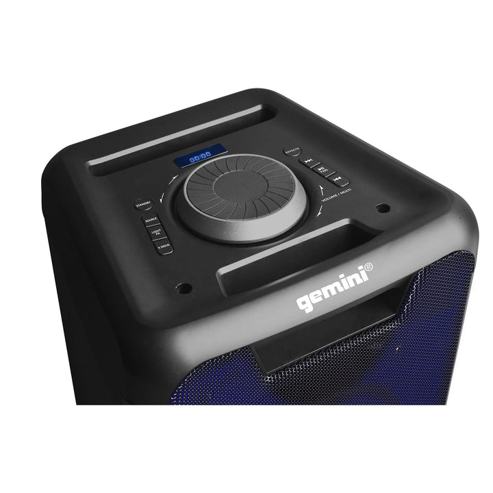 Gemini GLS-550 Bluetooth Party System Speaker w/ LED Light Show - 6.5”