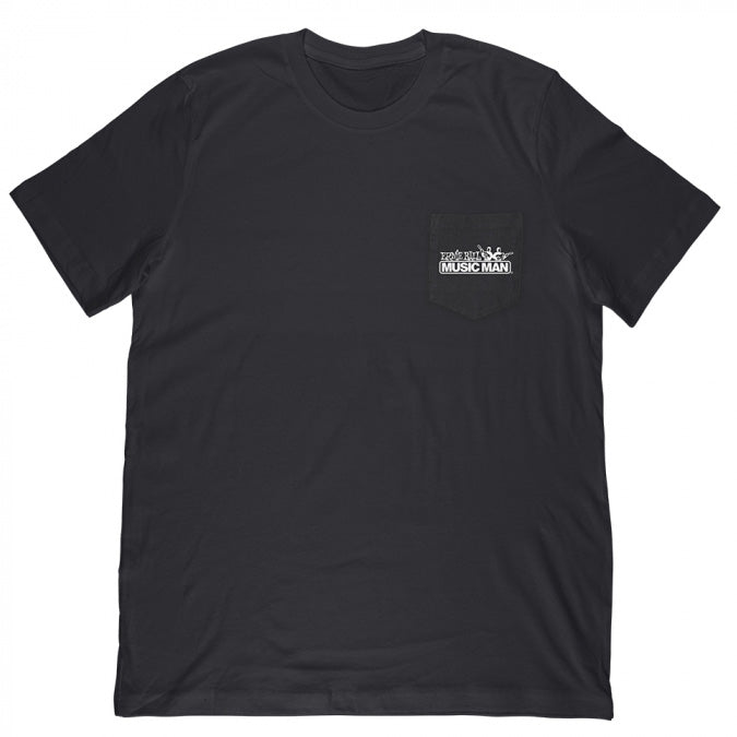 Ernie Ball Music Man Classic Pocket Black T-Shirt