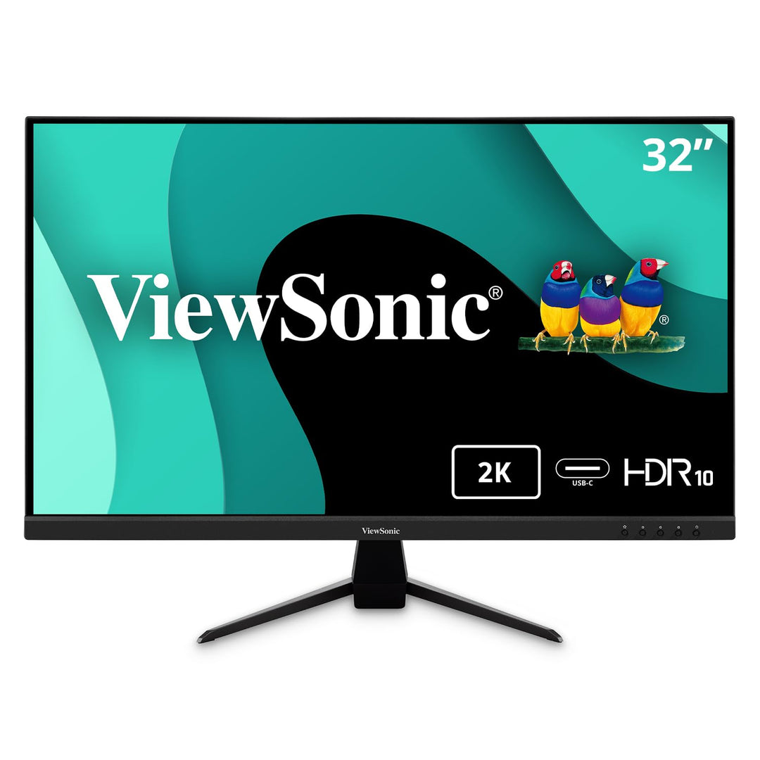 Viewsonic Vx3267u-2k 32 Ips Monitor Qhd 1440p Usb-c 65w Hdmi Dp Hdr10