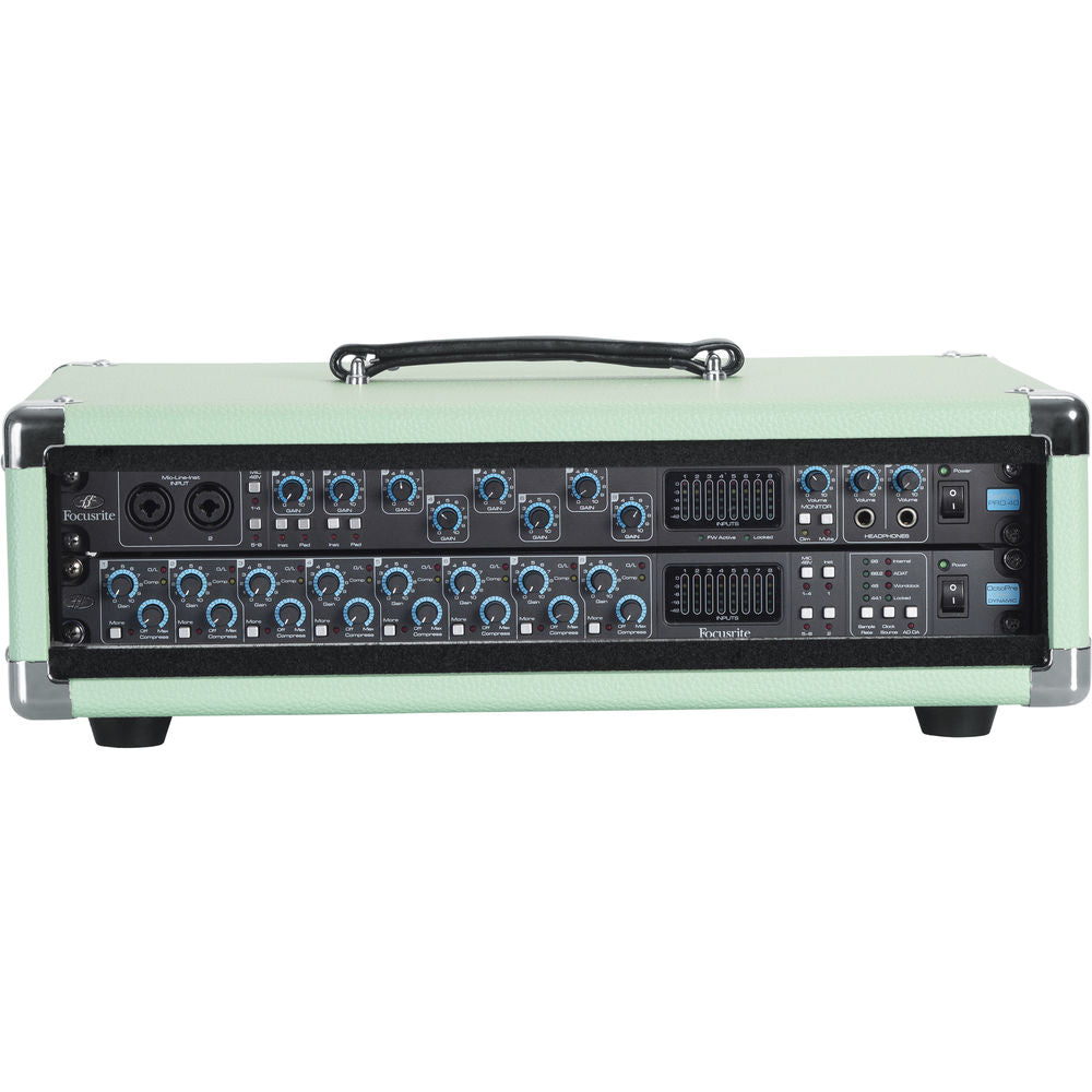 Gator Vintage Amp Vibe Rack Case (2U) - Seafoam Green