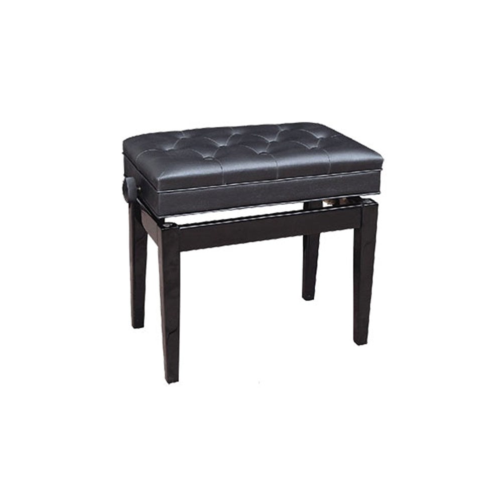Profile PPB-301CBR Piano Bench w/ Compartment & Adjustable Height - Brown