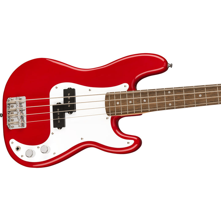 Squier Mini Precision Bass Laurel Fingerboard Electric Bass Guitar - Dakota Red
