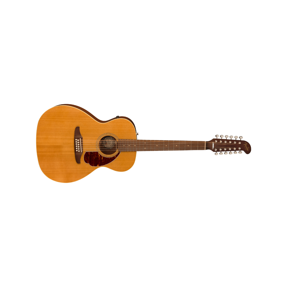 Fender California Series Villager™ 12-String Walnut Fingerboard Tortoiseshell Pickguard  - Aged Natural