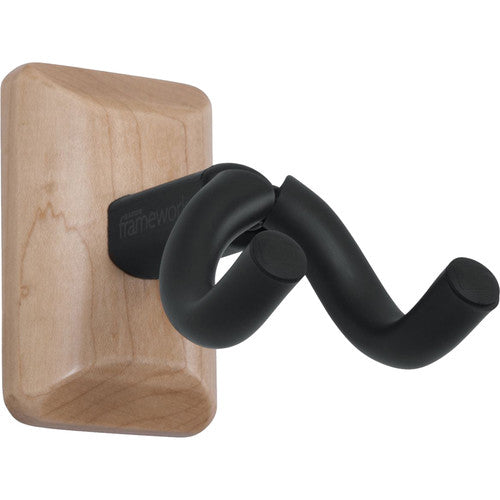 Gator GFW-UKE-HNGRMPL Wall Mounted Ukulele/Mandolin Hanger with Maple Mounting Plate
