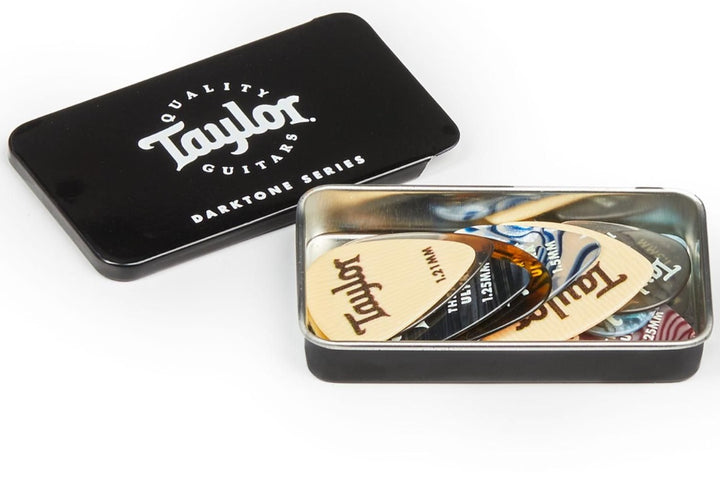 Taylor Pick Tin,Sampler Darktone Series
