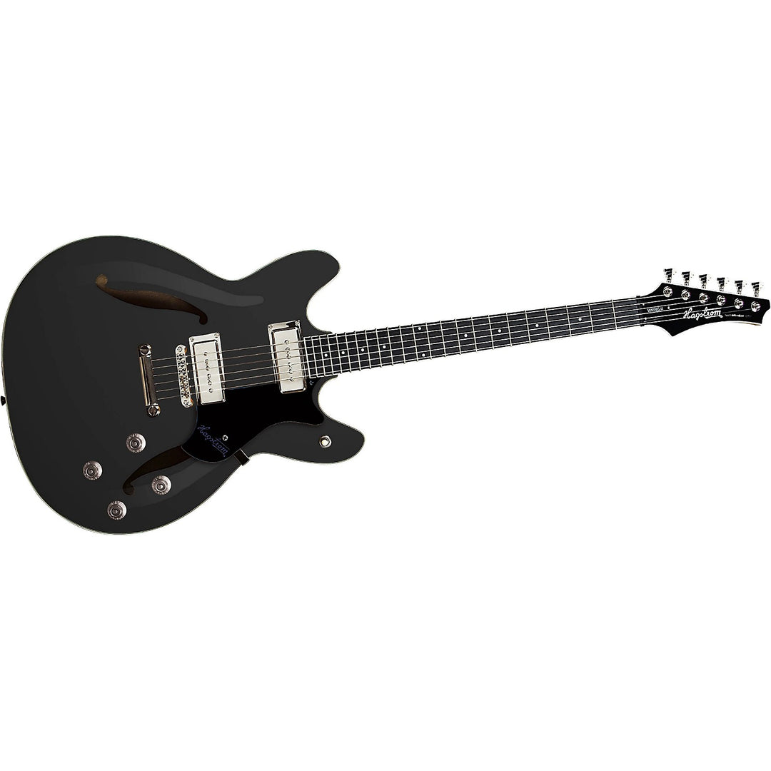 Hagstrom Vik-l-blk Viking Electric Guitar - Black Gloss Lh