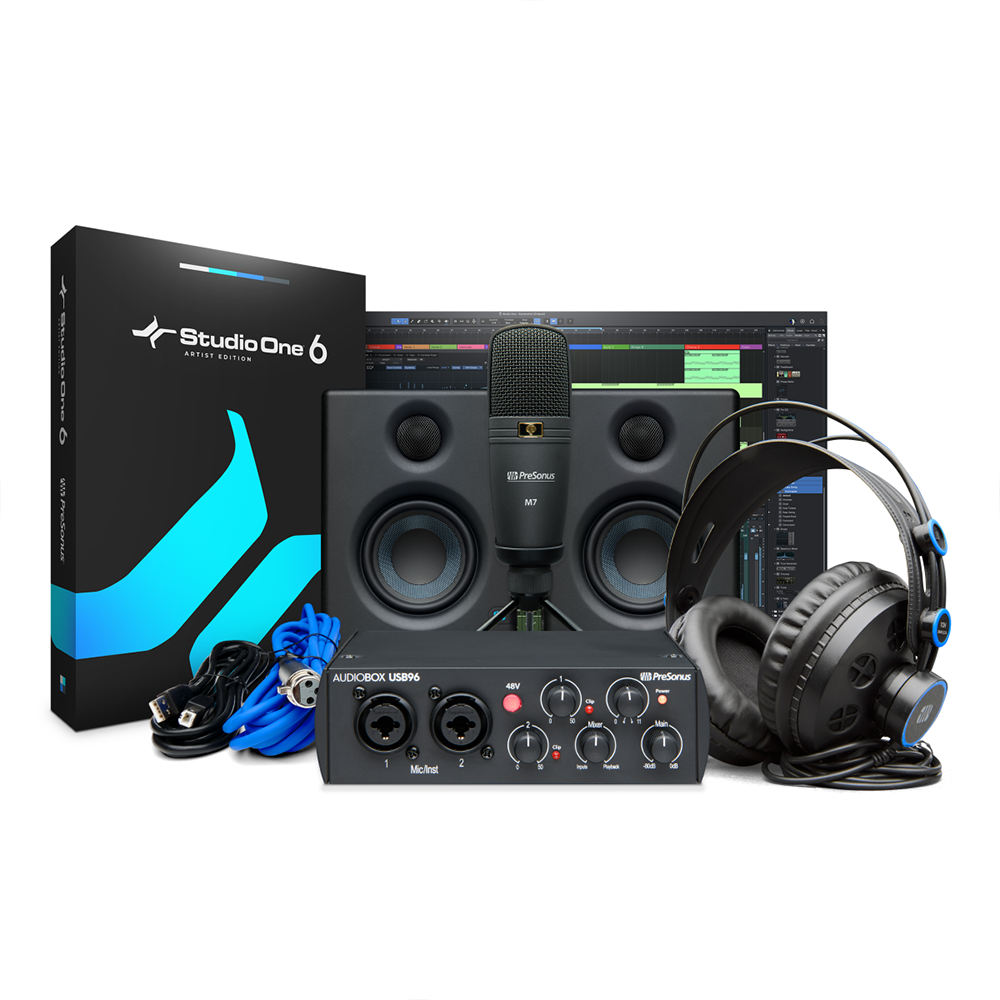 PreSonus USB 96K Studio Ultimate Bundle - 25th Anniversary Edition - Black