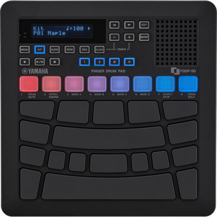 Yamaha FGDP50 All-In-One Ergonomic Finger Drum Pad with Audio Recorder / Sampler