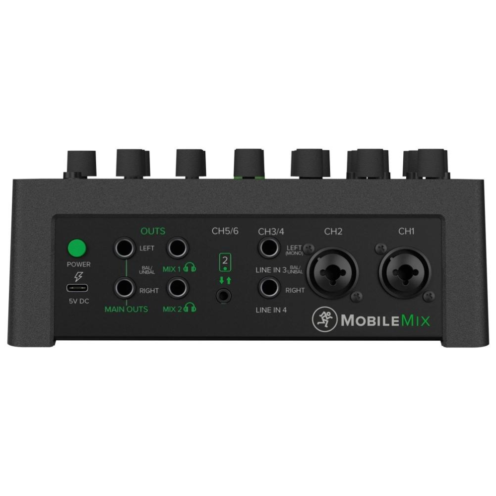 Mackie MobileMix 8-Channel USB-Powerable Mixer for A/V Production, Live Sound & Streaming