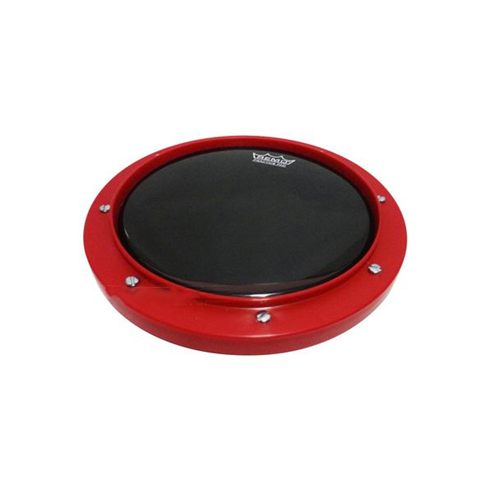 Remo Asia RT-0008-58 - Practice Pad, 8'' Red/Blk. Practice Pad, 8'' Red/Blk.
