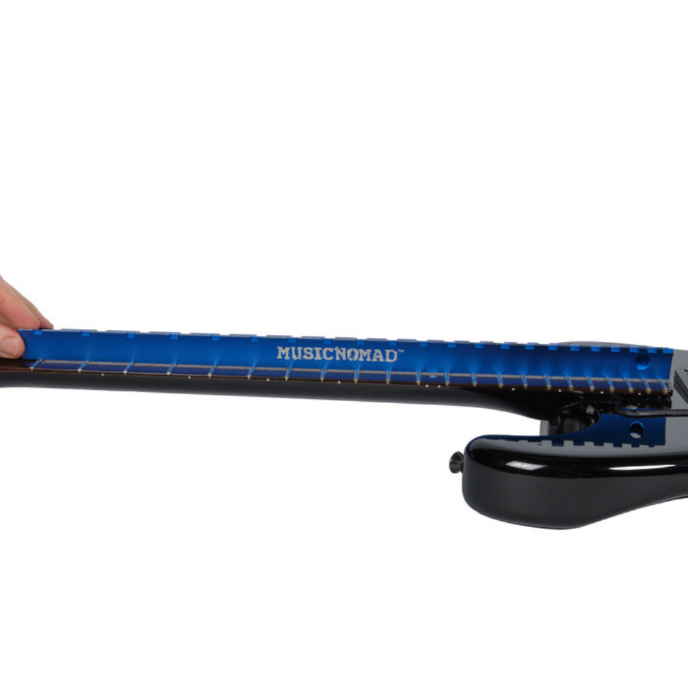MusicNomad TRI-BEAM-NOTCHED 3-in-1 Straight Edge Tool w/ 2 Notched & 17.6in Sides