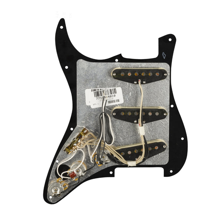 Fender Pre-Wired Strat Pickguard, Original '57/'62 SSS - Black