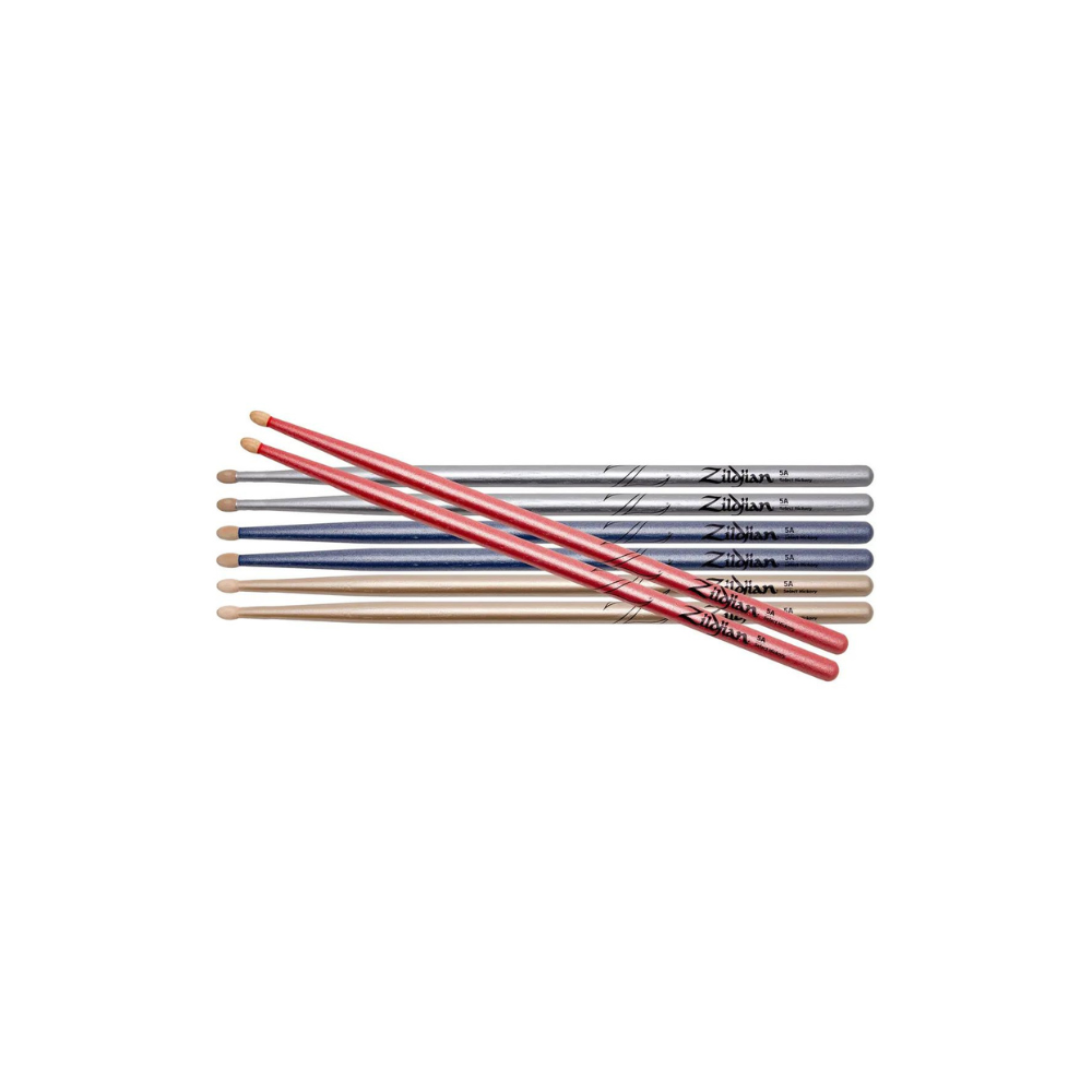 Zildjian Chroma Series 5a SDSP244 4 For 3 Drumsticks Value Pack