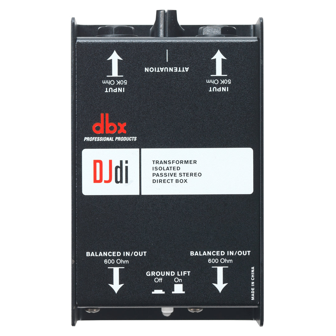 DBX DJDI 2-channel Passive Direct Box