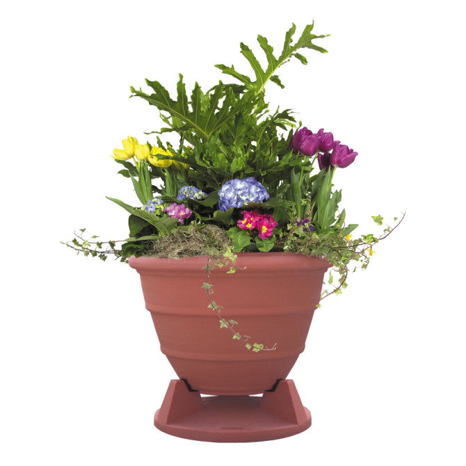 Rockustics 8 Single Point Stereo Outdoor Planter Speaker - Terra Cotta