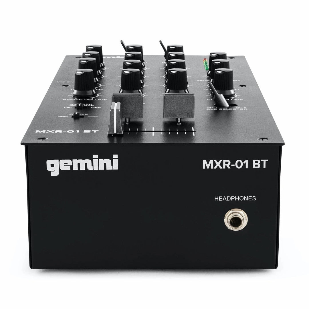 Gemini MXR-01BT 2-Channel Bluetooth DJ Mixer