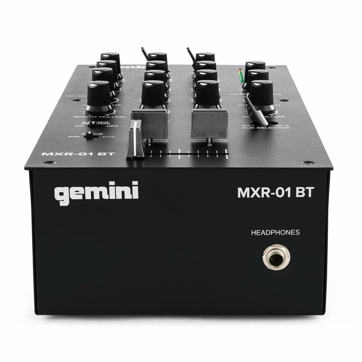 Gemini MXR-01BT 2-Channel Bluetooth DJ Mixer