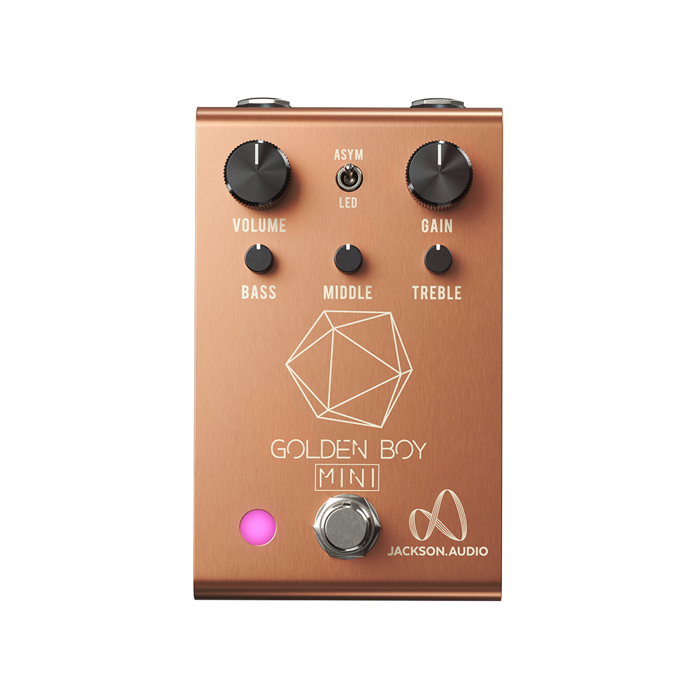 Jackson Audio GOLDEN BOY MINI Overdrive Pedal - Rose Gold