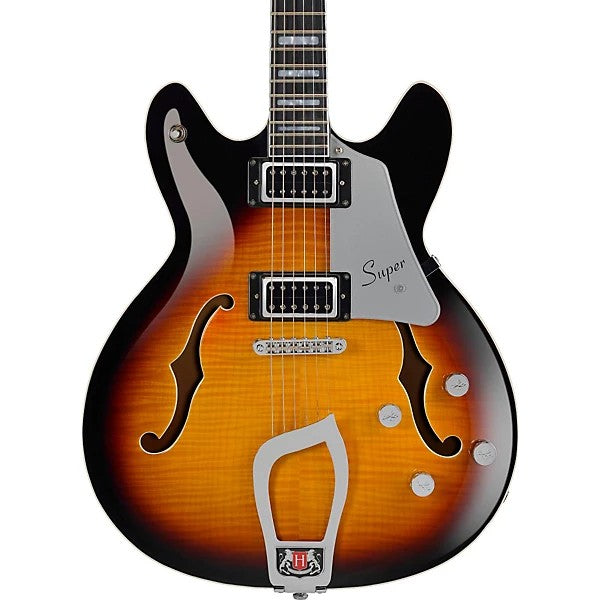 Hagstrom Vik-tsb Viking Electric Guitar - Tobacco Sunburst
