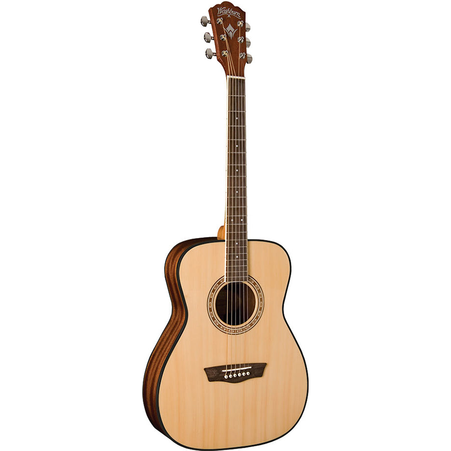 Washburn AF5K-A Apprentice Folk w/Case,Natural Spruce Top, Mahogany Back & Sides
