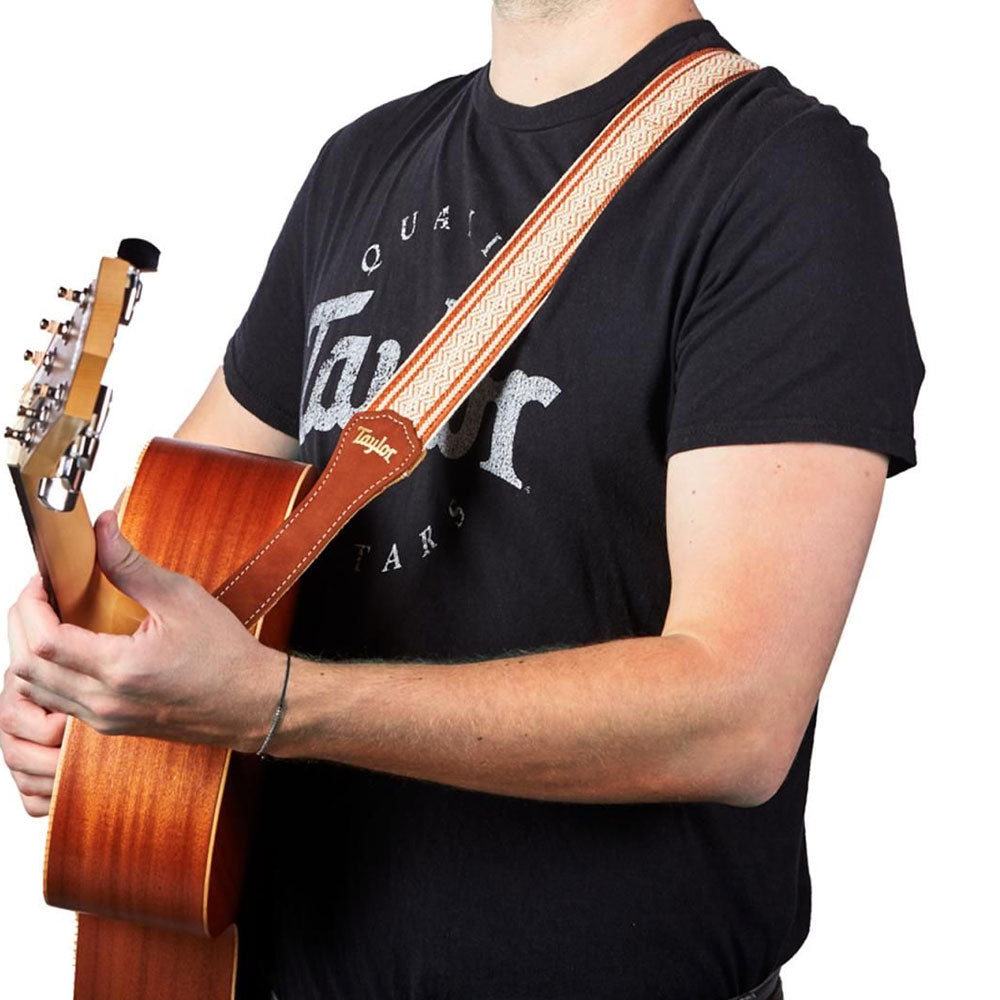 Taylor 2" Academy Jacquard Leather Guitar Strap