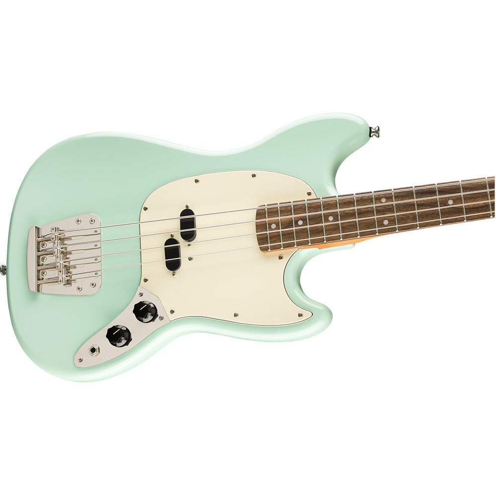 Squier Classic Vibe '60s Mustang Bass Laurel Fingerboard Electric Bass Guitar - Surf Green