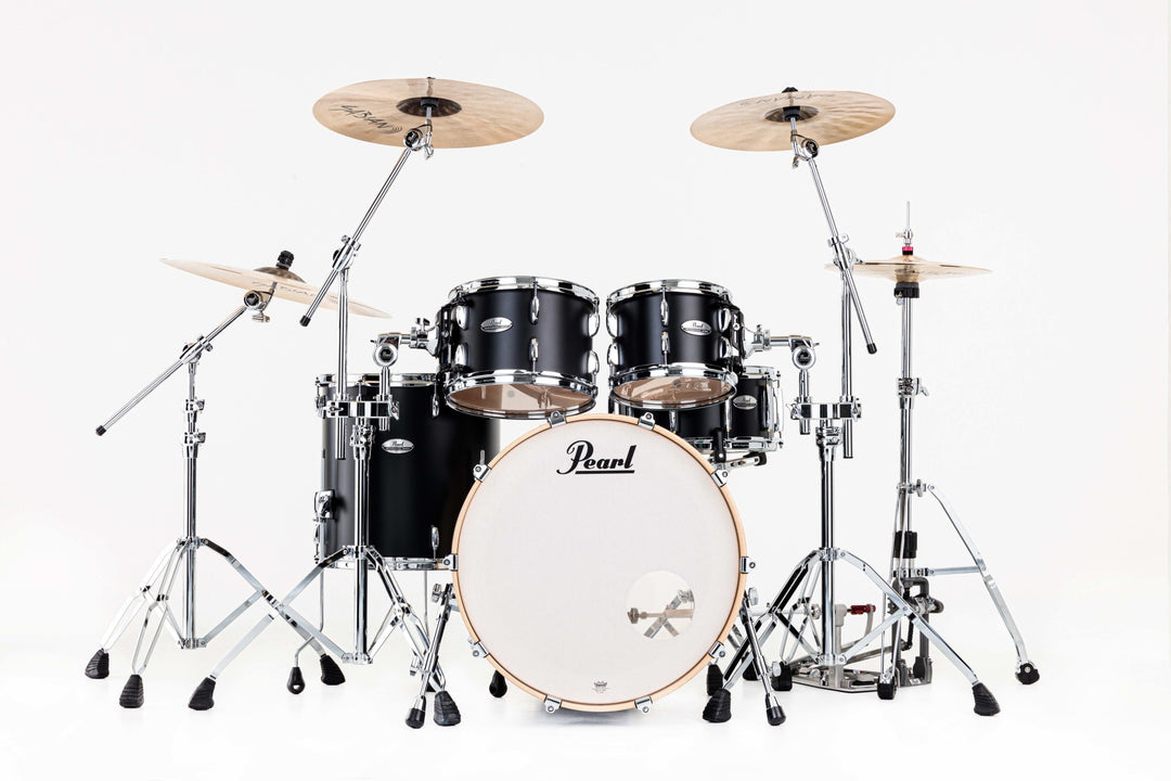 Pearl PMX924XEDPC339 Professional Series  4-piece Kit - 339 Matte Caviar Black
