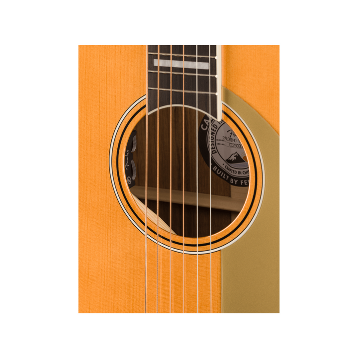 Fender California Series Palomino Vintage Ovangkol Fingerboard Gold Pickguard  - Aged Natural