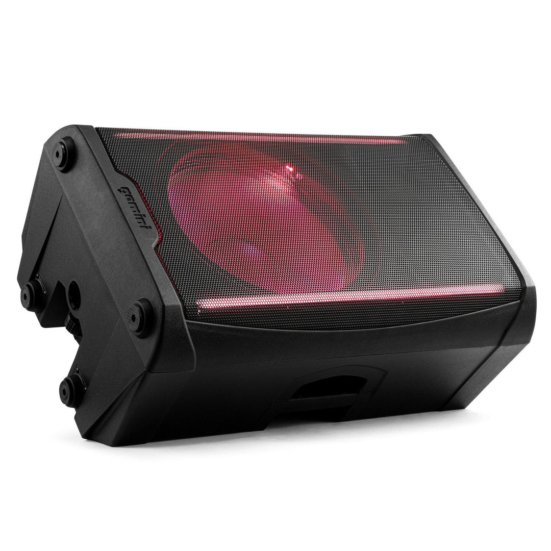 Gemini GD-L115BT Powered Speaker w/ Bluetooth Playback and LED Light - 15”