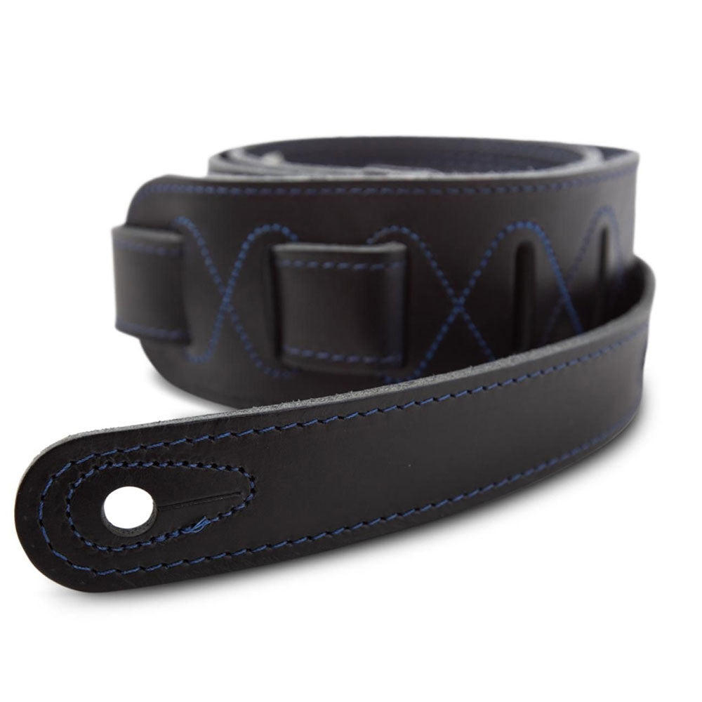 Taylor Blue Denim 2.5" Guitar Strap - Navy Edge