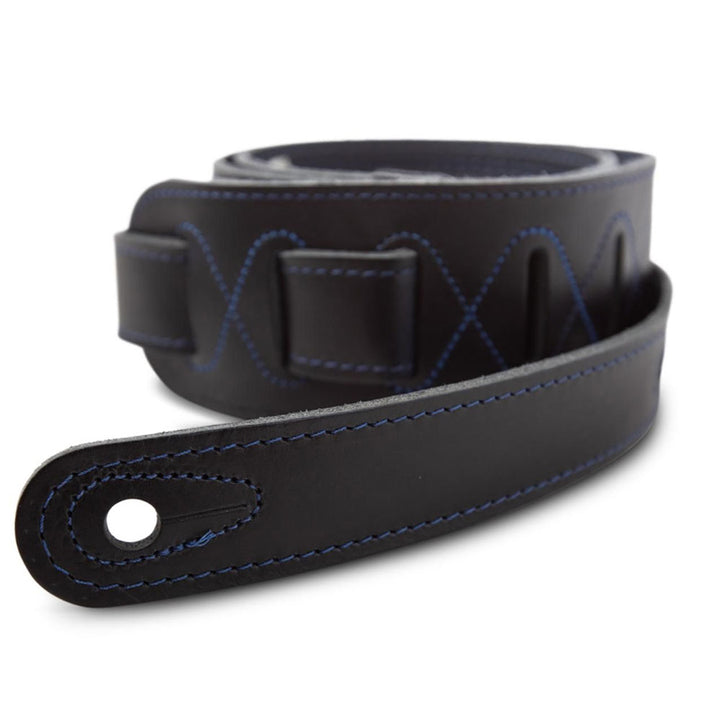 Taylor Blue Denim 2.5" Guitar Strap - Navy Edge