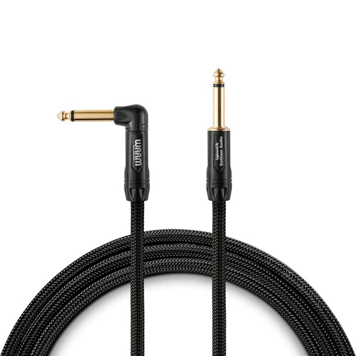 Warm Audio Prem-TS-1RT-18 Premier Series 1 End Right-Angle Instrument Cable 18' (5.5 meters)