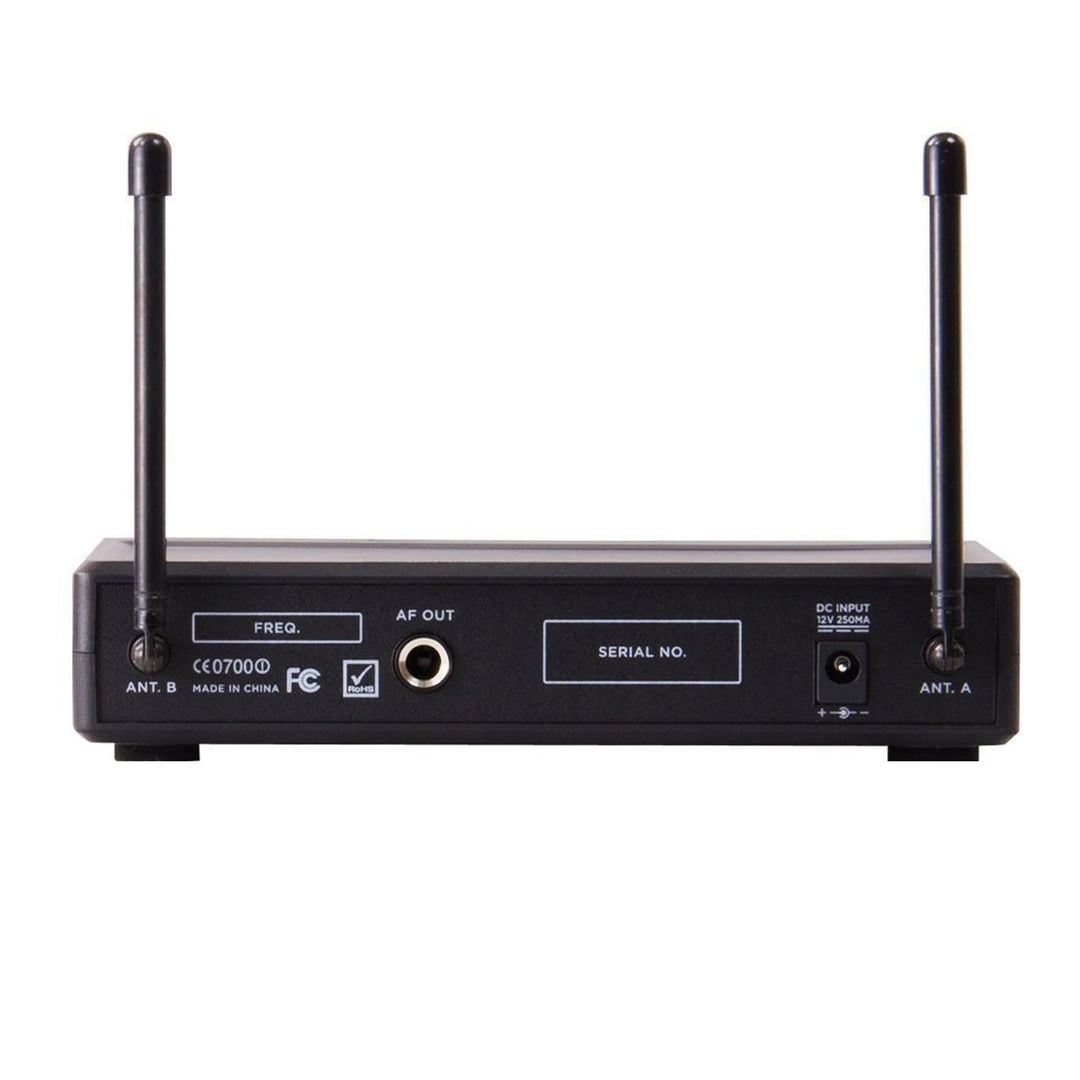 Gemini UHF-02M Dual-Channel UHF Wireless Microphone System - Handheld Vocal (S12 517.6+521.5)