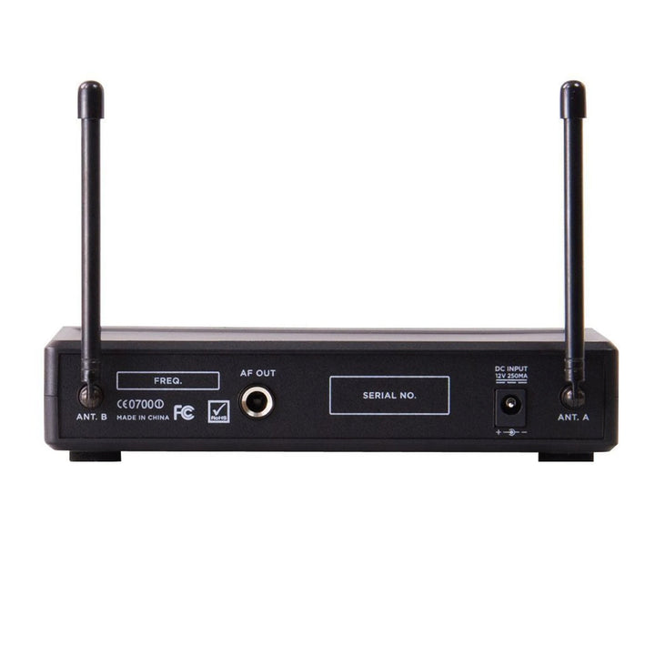 Gemini UHF-02M Dual-Channel UHF Wireless Microphone System - Handheld Vocal (S12 517.6+521.5)