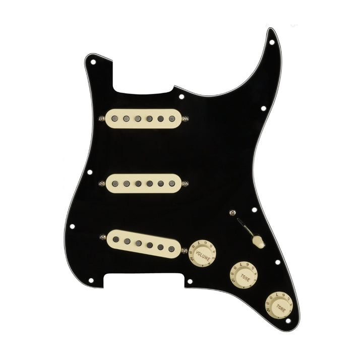 Fender Pre-Wired Strat Pickguard, Custom '69 SSS - Black