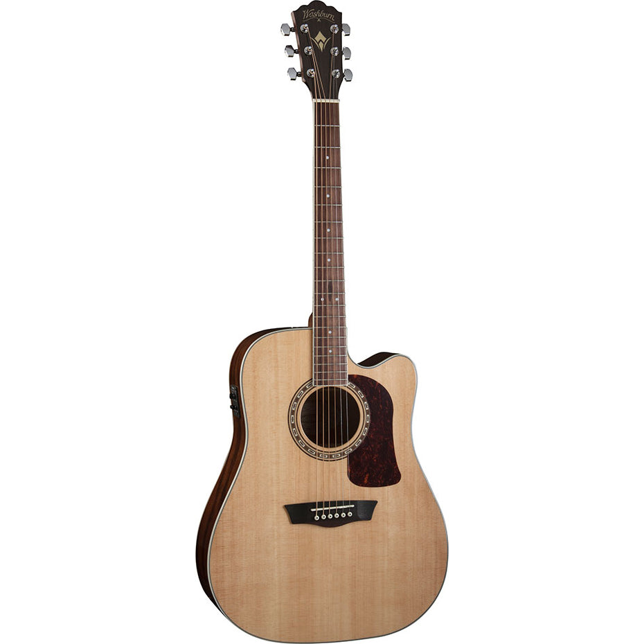 Washburn HD10SCE-O Heritage Dreadnought w/Cutaway/Pickup,Solid Spruce Top, Mahogany Back & Sides