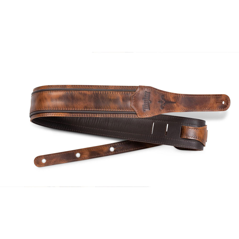 Taylor Fountain Strap, Leather, 2.5" - Weathered Brown