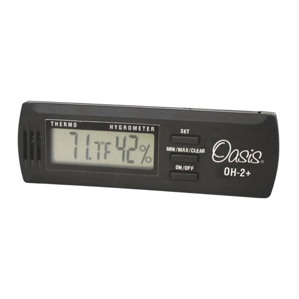 Oasis OH-2PLUS Digital Hygrometer w/case clip