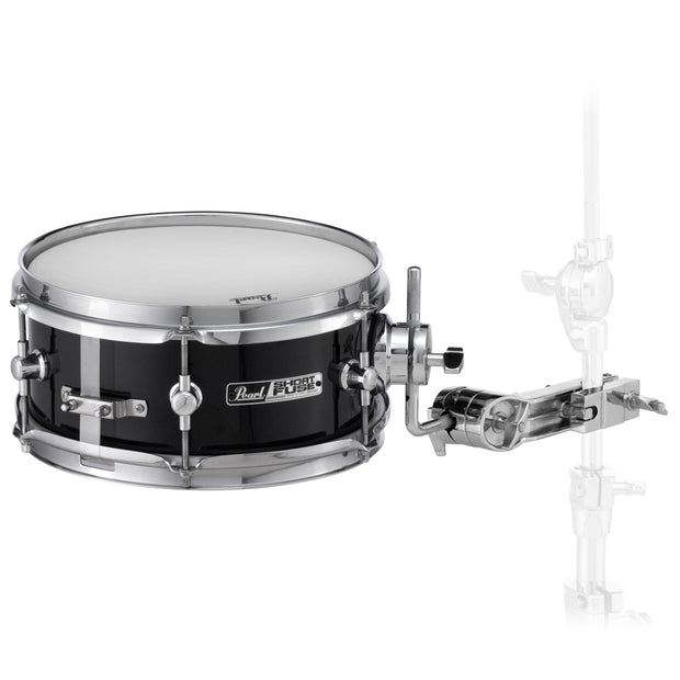 Pearl SFS10C31 Short Fuse 10''x4.5'' Snare Drum, with Mount and Clamp - Black