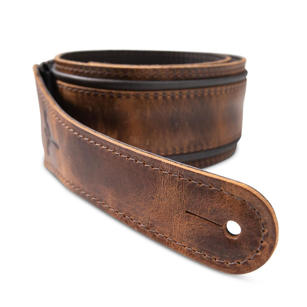 Taylor Fountain Strap, Leather, 2.5" - Weathered Brown