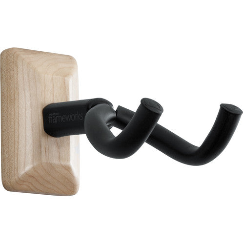 Gator GFW-GTR-HNGRMPL GFW Guitar Wall Hanger w Maple Finish