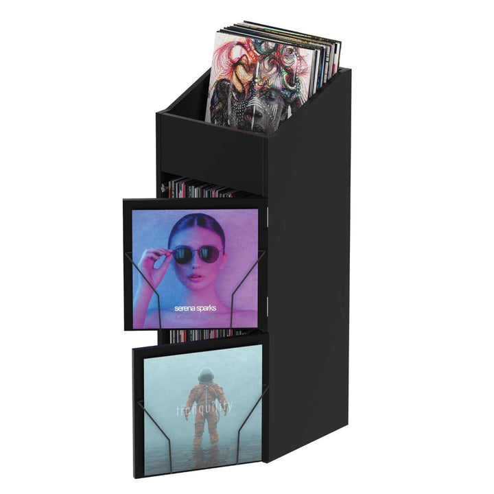 Glorious Record Box Display Door - Black