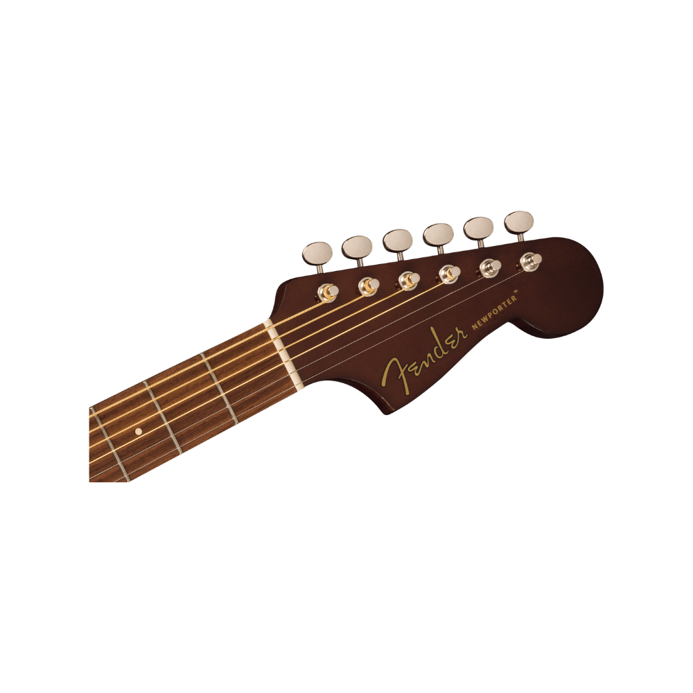 Fender California Series Newporter Player Walnut Fingerboard  Gold Pickguard - Natural