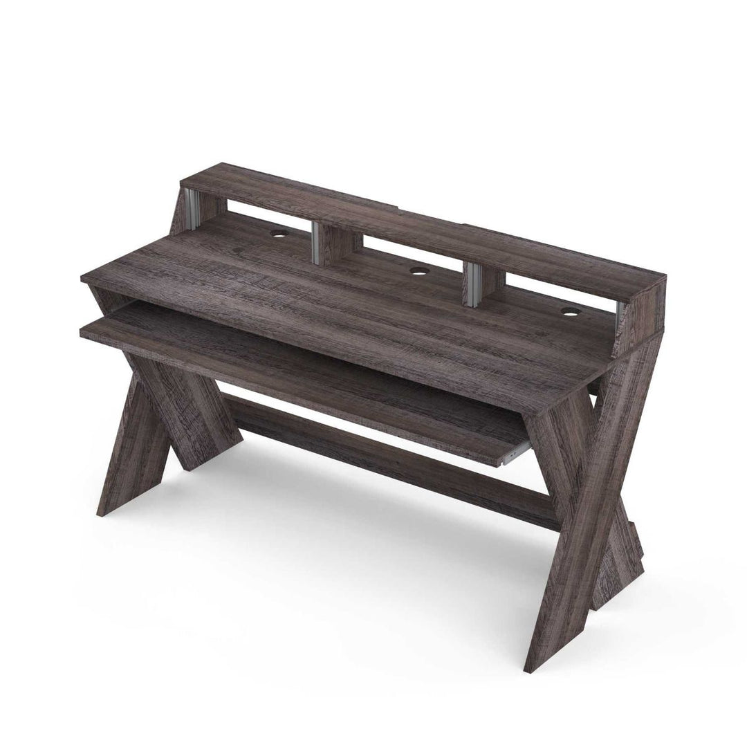Glorious Sound Desk Pro Studio Workstation Desk - Walnut