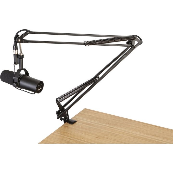 Gator Frameworks Desk-Mounted Broadcast/Podcast Boom Arm Microphone Stand