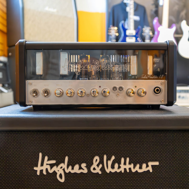 Hughes & Kettner PACKAGE - TM18 Head  w/Bag & Switch / H&K-TM112, V30 Loaded Cabinet - Used