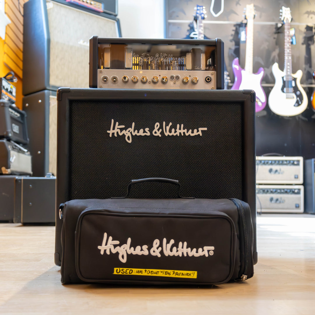 Hughes & Kettner PACKAGE - TM18 Head  w/Bag & Switch / H&K-TM112, V30 Loaded Cabinet - Used