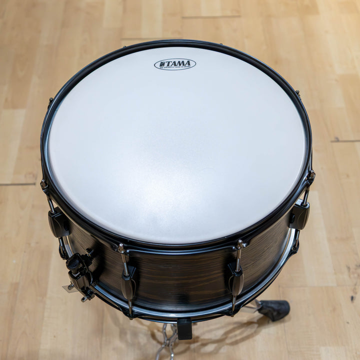 Tama Woodworks Poplar 14"x8" Snare Drum - Black Oak Wrap