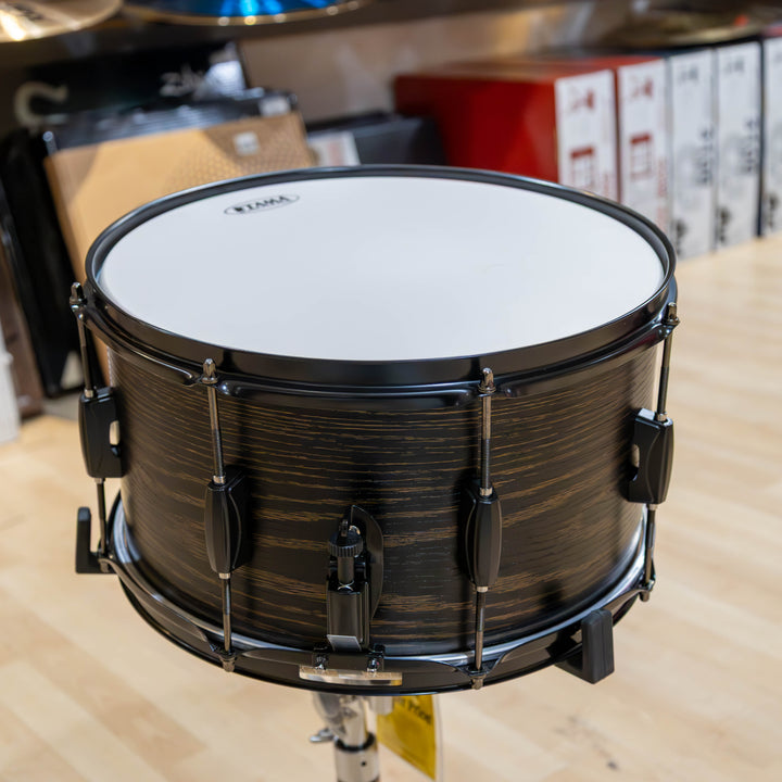 Tama Woodworks Poplar 14"x8" Snare Drum - Black Oak Wrap