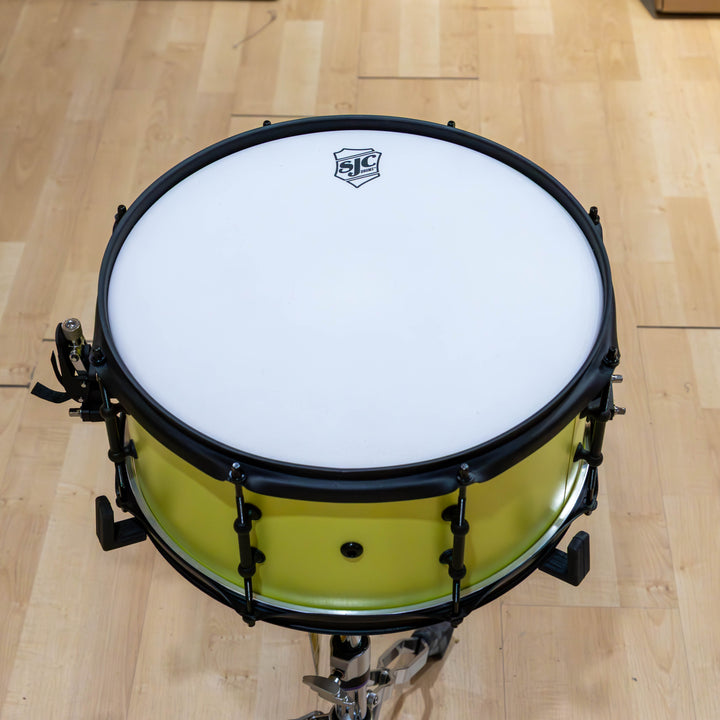 SJC Drums PFS6514FBSLWBJ Pathfinder Snare Drum 6.5x14 - Sublime Lime, Black HW